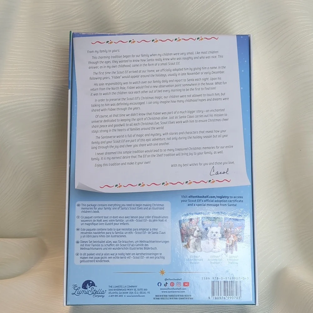 The Elf on the Shelf: A Christmas Tradition Illustrated Book & Scout Elf (Boy)